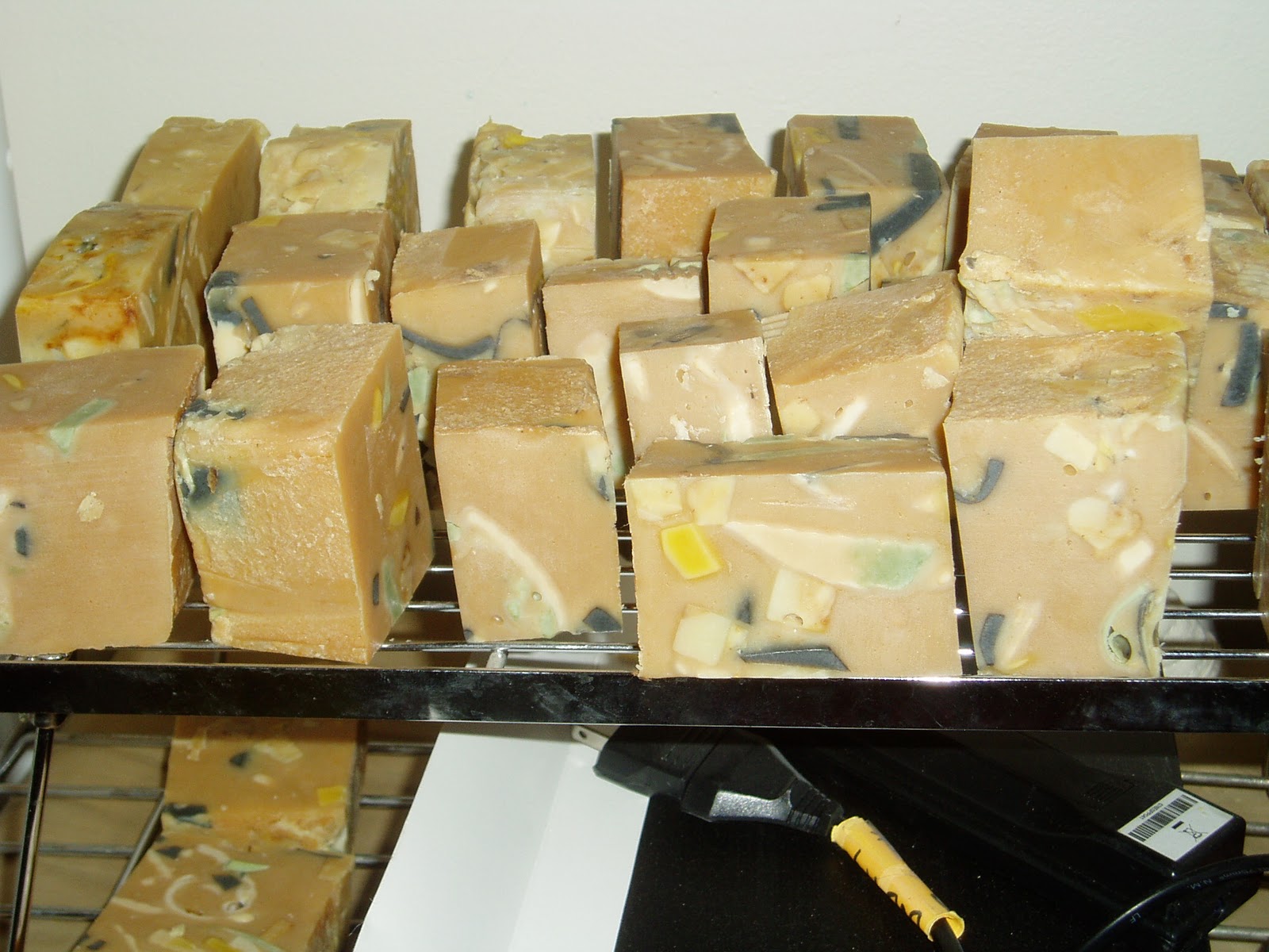 Tucson Cold Process Soap Making Green Papaya Soap with Lard