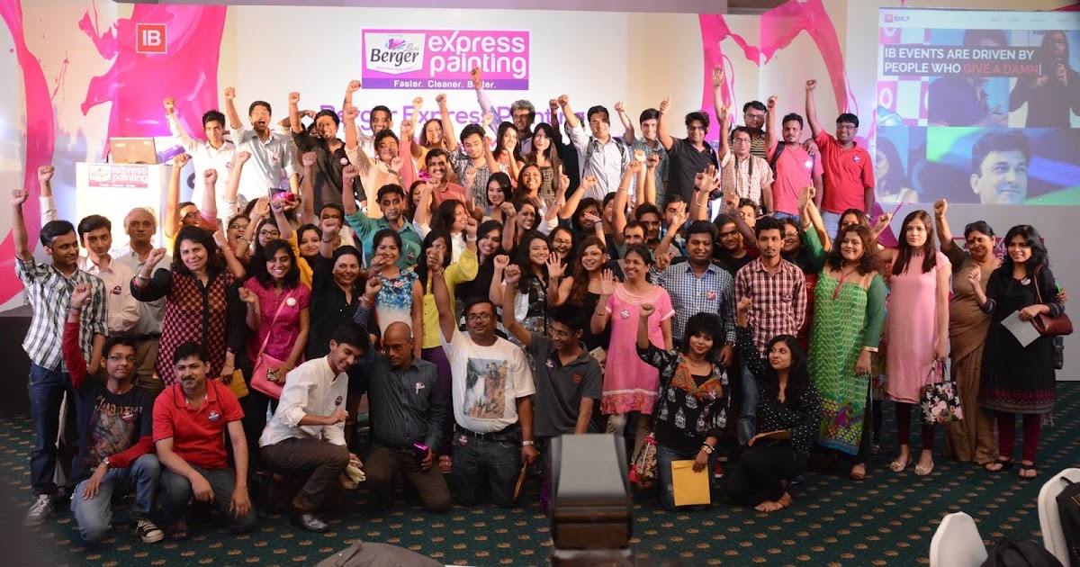 Berger Express Painting  Indiblogger Kolkata Meet..