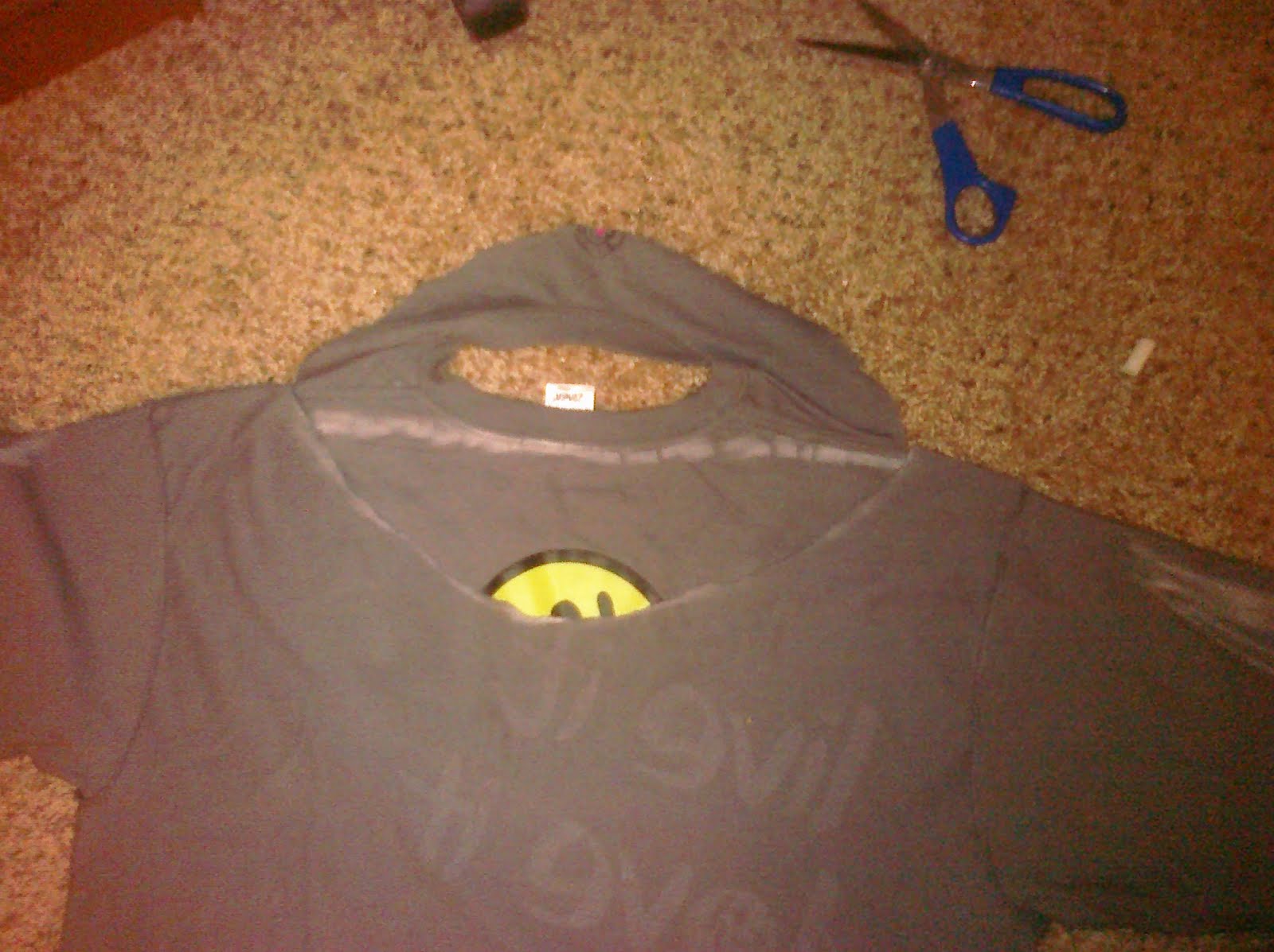 Cutting a Zumba Shirt