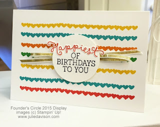 Stampin' Up! Birthday Blooms Card: 2016 Occasions Catalog Sneak Peek #stampinup www.juliedavison.com