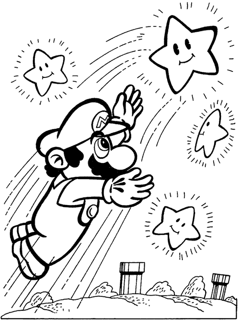 Mario And Yoshi Coloring Pages To Print