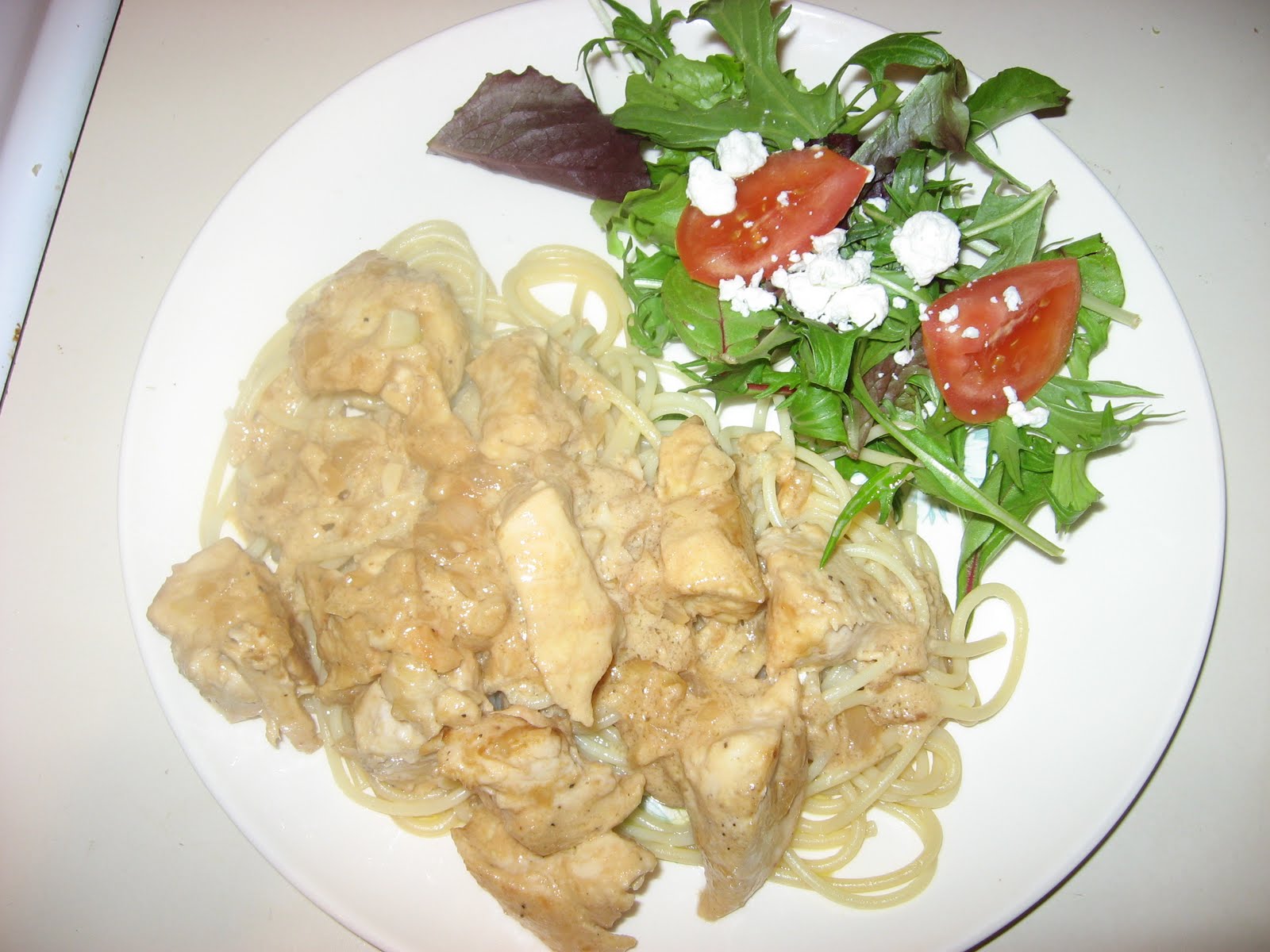 yellebellyboo Chicken with Mustard Mascarpone Marsala Sauce