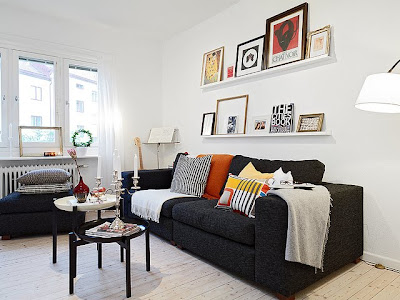 Black Couch Decor