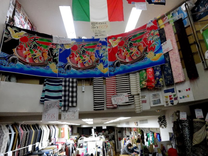 SuzieQ Quilts Fabric Shopping in Tokyo