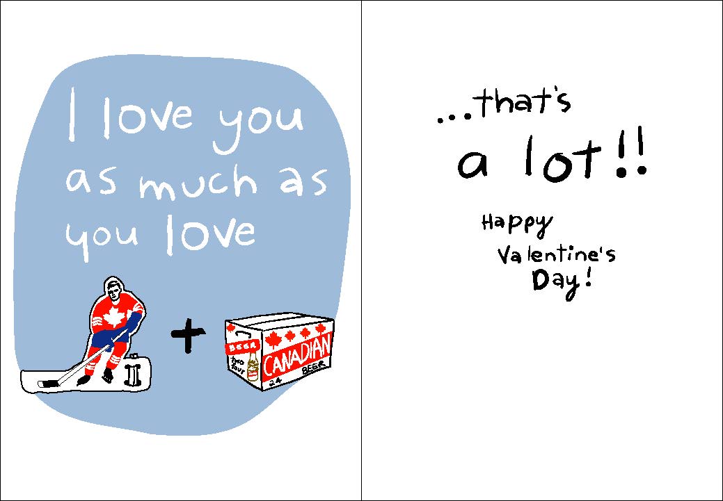 new canadian valentine s day cards wendy tancock design