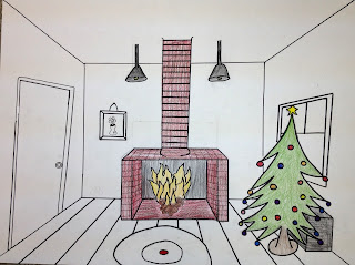 The Helpful Art Teacher Draw A One Point Perspective City