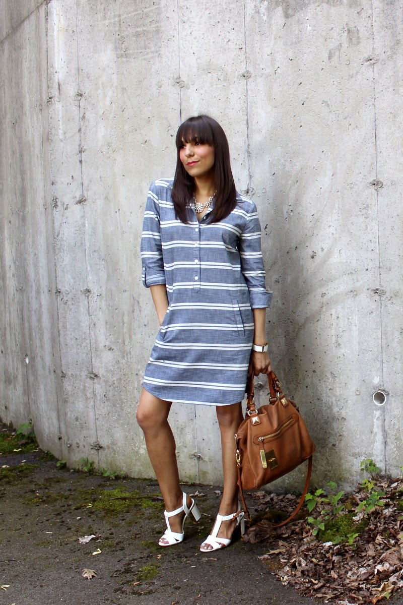 What I Wore Casual Linen Shirt Dress Style Wire Boston Adventure