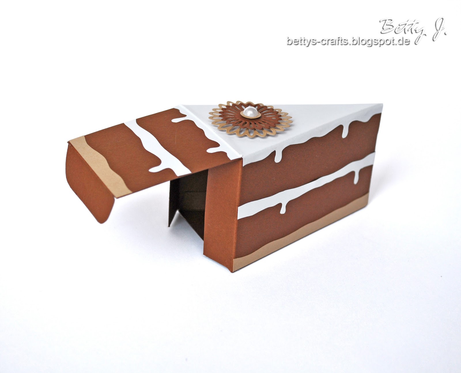 Origami Cake Slice Box Origami Cake Slice Box