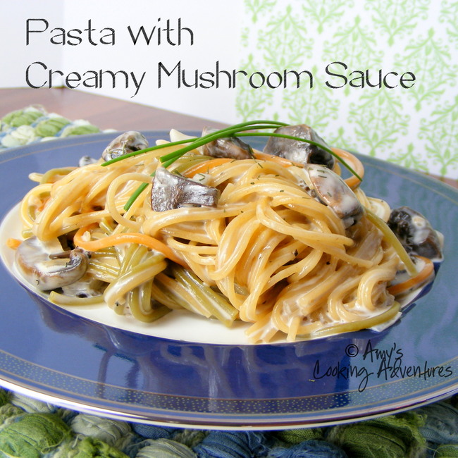 Pasta with Creamy Mushroom Sauce