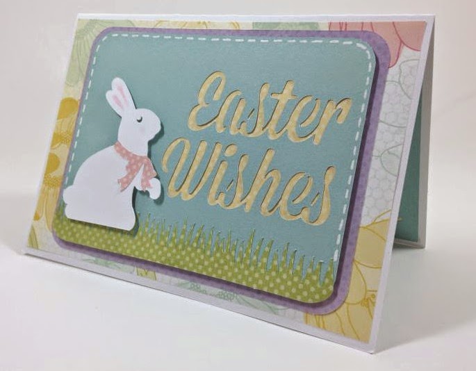 Cricut Artfully Sent Easter POP-UP card sideview