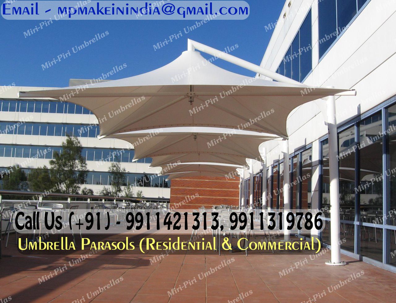 Outdoor Garden Umbrella Contractors, Service Providers, Suppliers, Exporters in Delhi, India
