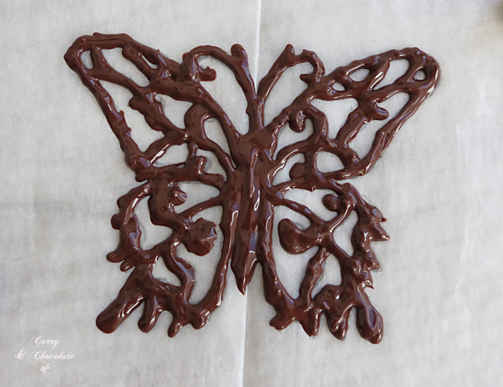 Cómo hacer mariposas de chocolate – How to make chocolate butterflies Cómo hacer mariposas de chocolate – How to make chocolate butterflies