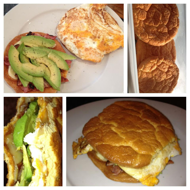 Oopsies! Avocado, Bacon, Egg and Mozarella 'McMuffin' / HUNGRY FOR BALANCE