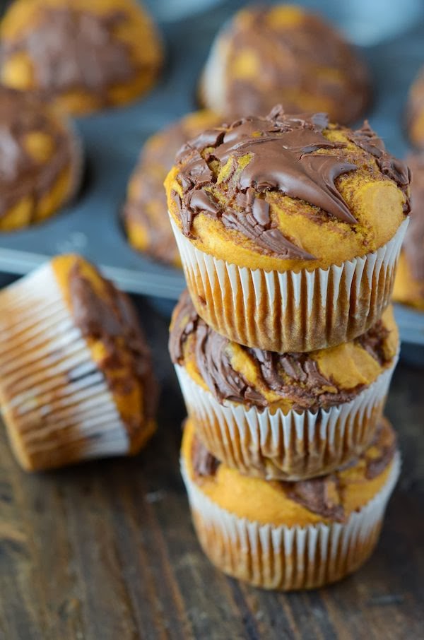 muffins con ripieno di nutella / muffins with nutella cream recipe