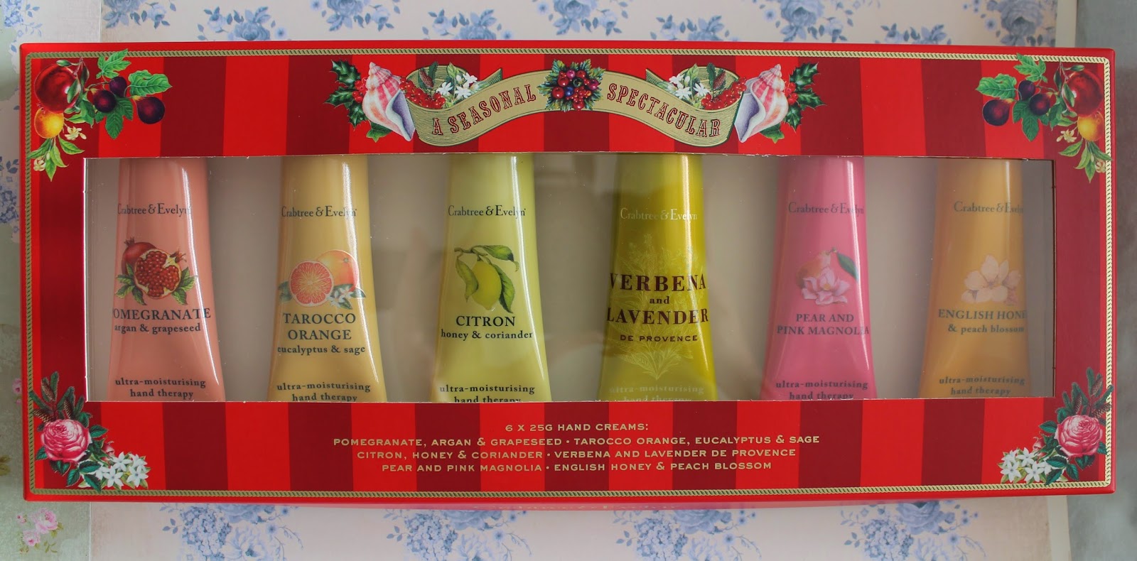 crabtree and evelyn a seasonal spectacular hand cream set