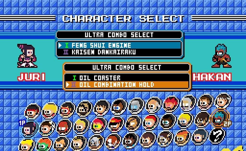 Super street fighter iv character select