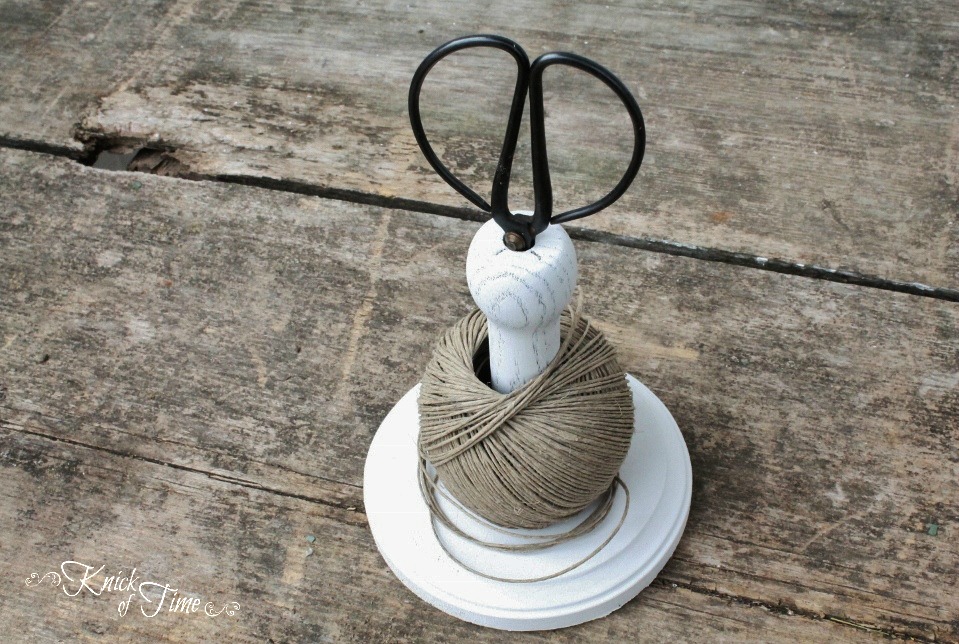Wooden Twine Holder Pinned and Done! Knick of Time