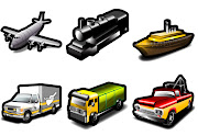 Thank God for transportation. Be it a short distance or across oceans, . (toolbar icons stroke transportation)