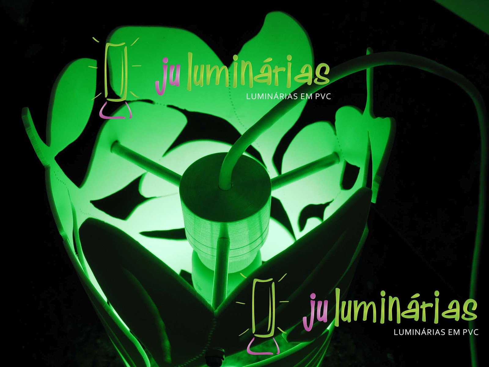 Ju Luminárias Luminárias em PVC Luminárias em PVC Pendente