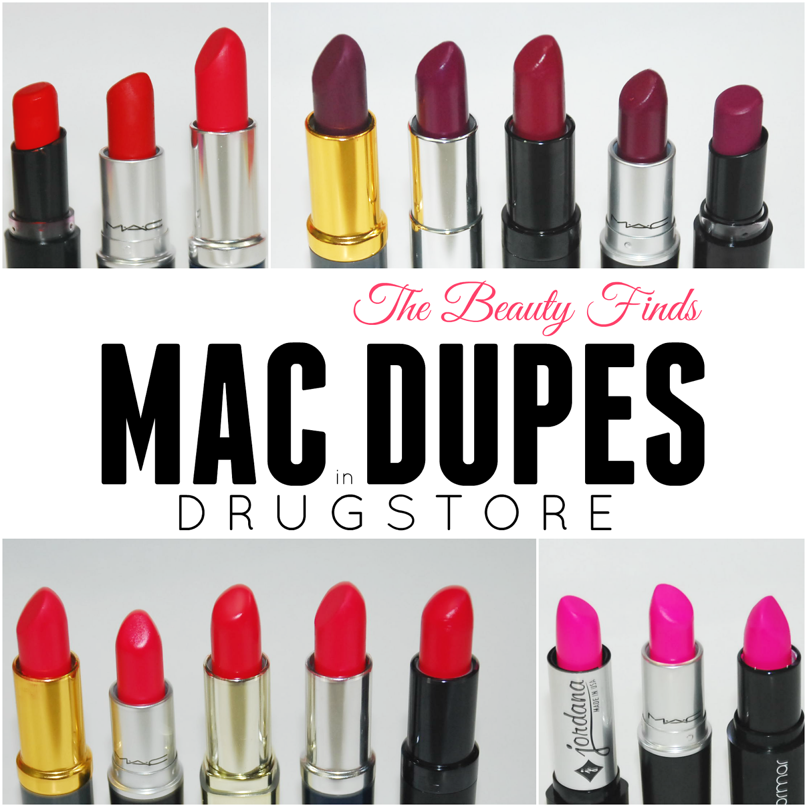 The Beauty Finds Mac Lipsticks And Close Dupes In Drugstore