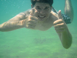 Summer Underwater Thumbs Up