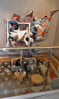 One of my favourite pieces in the Ritz-Carlton Singapore art collection: Frank Stella's Moby Dick.