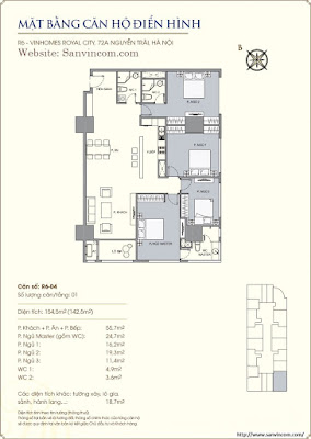 Căn góc 154m Royal City R6 Căn góc 154m Royal City R6