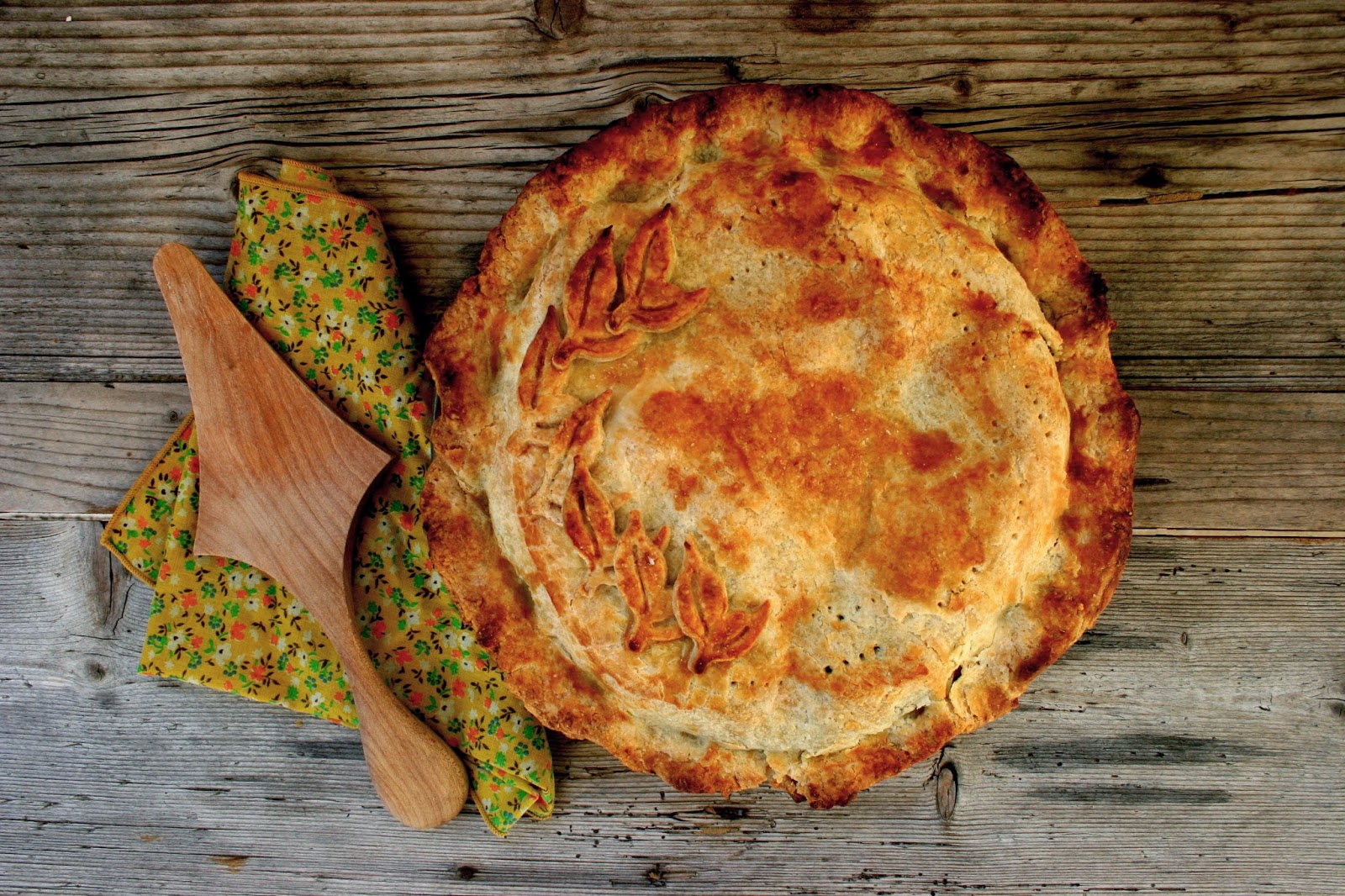 Colcannon Pie with Decorated Crust