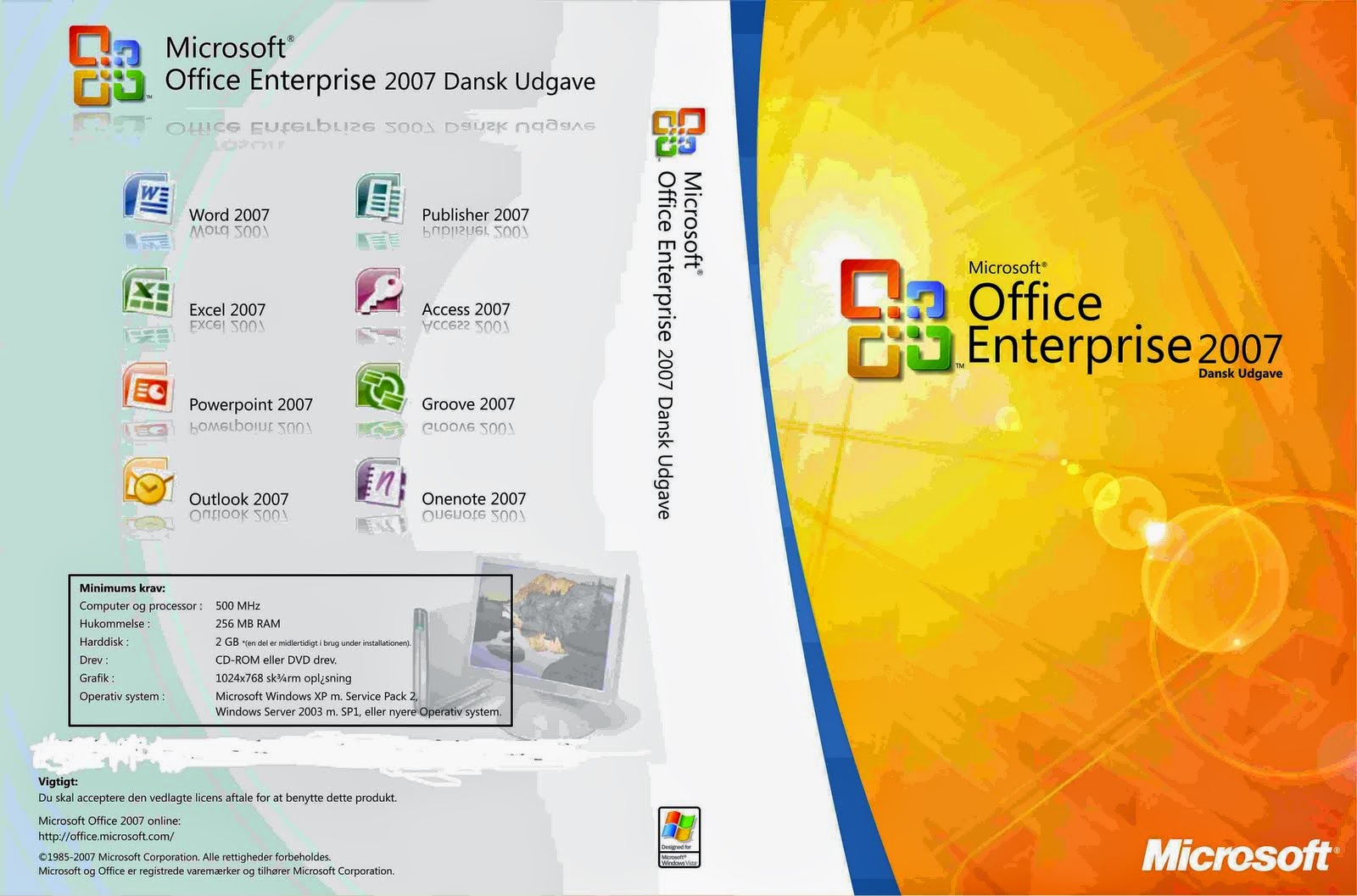 microsoft office enterprise 2007 cd