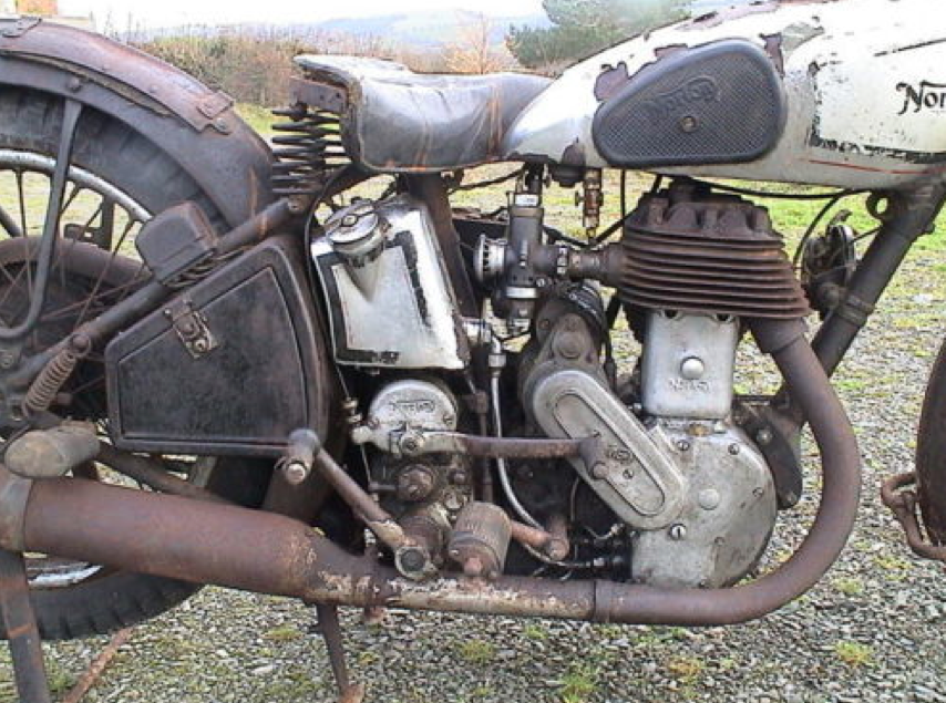 Vintage Norton Motorcycles 1937 Model Big Four Norton