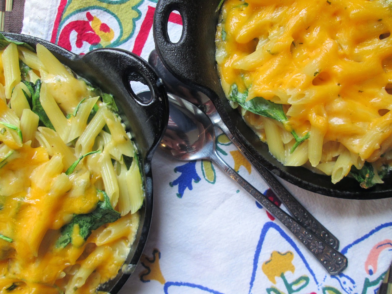 Stirring the Pot Spinach Macaroni Cheese