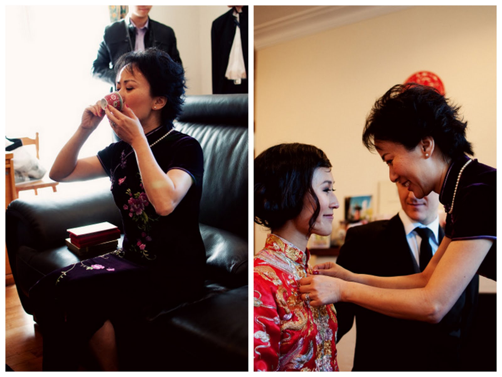 baking = love Wedding = love Part 2 The Chinese tea ceremony, hair