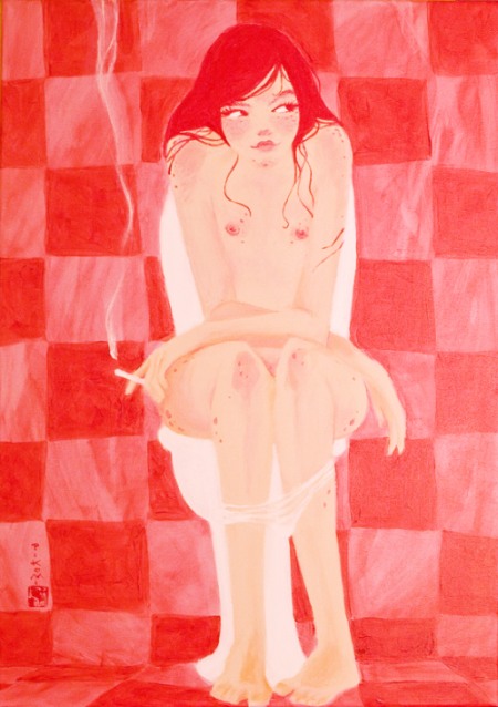 alexander pierschel ilustrações mulheres estilizadas cartunescas sensual pikomi