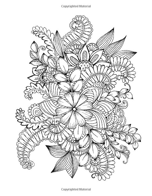 Flower Line Drawing Book : Descargables coloreables para adultos alquimia deco