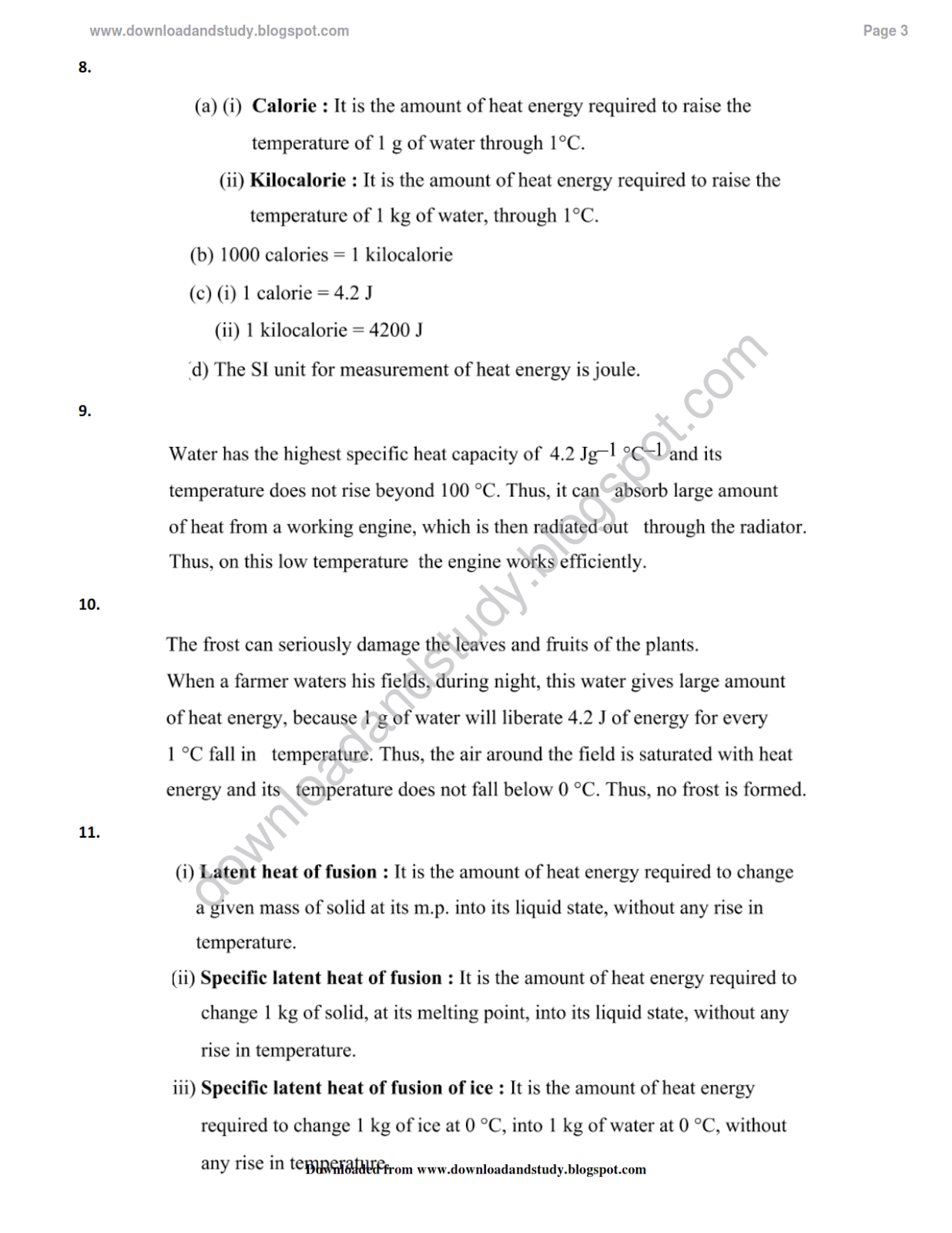 Worksheets Calorimetry Worksheet download study solution to icse physics test worksheet multiple units force work energy power refraction of light calorimetry sound without numericals