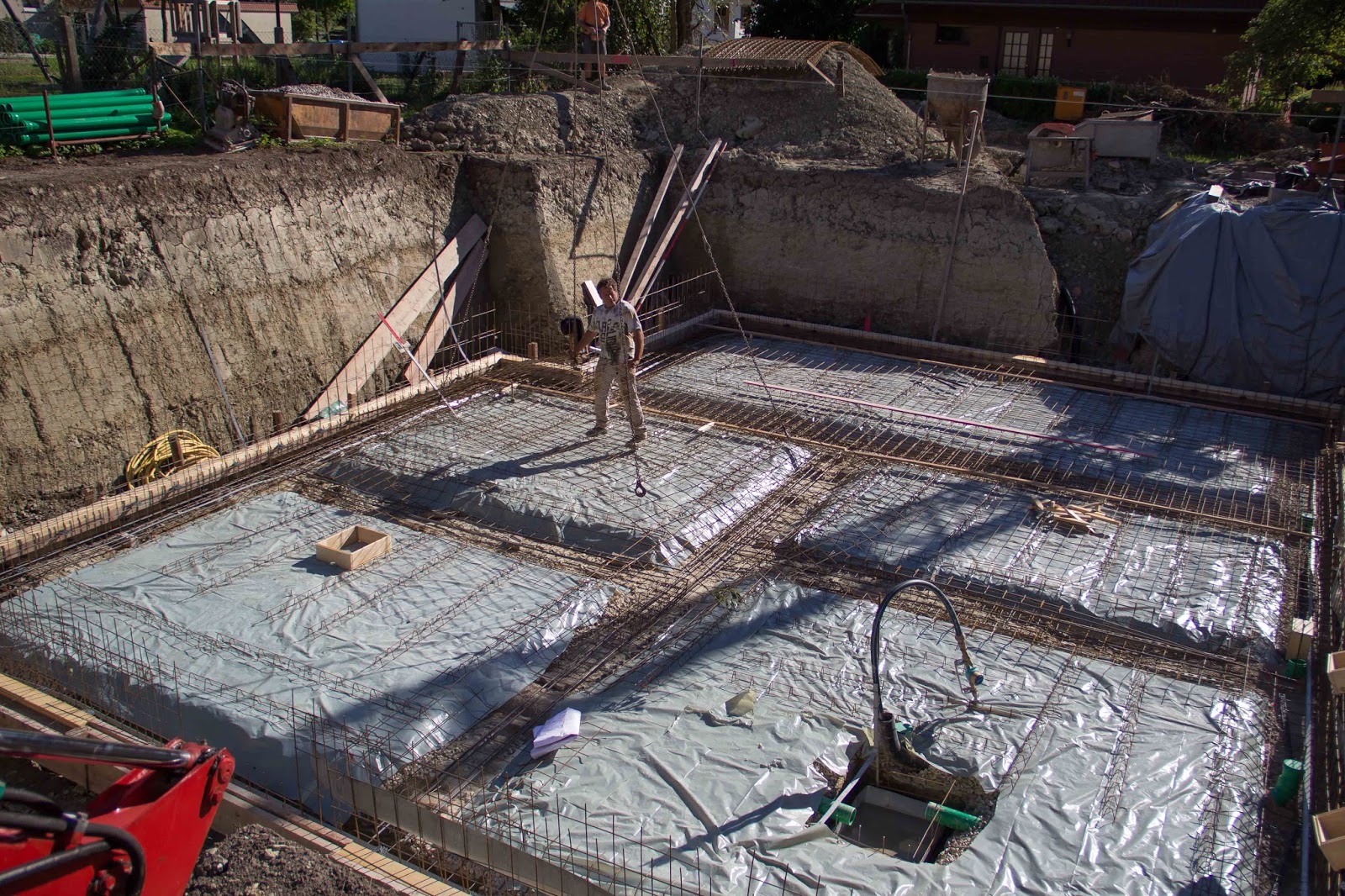 Flederhaus Letzter Schritt Vorm Betonieren