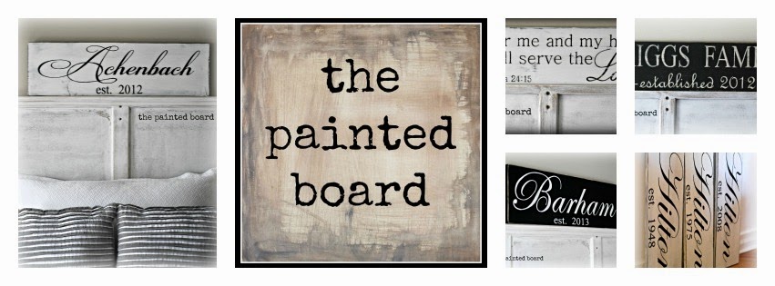 the painted board