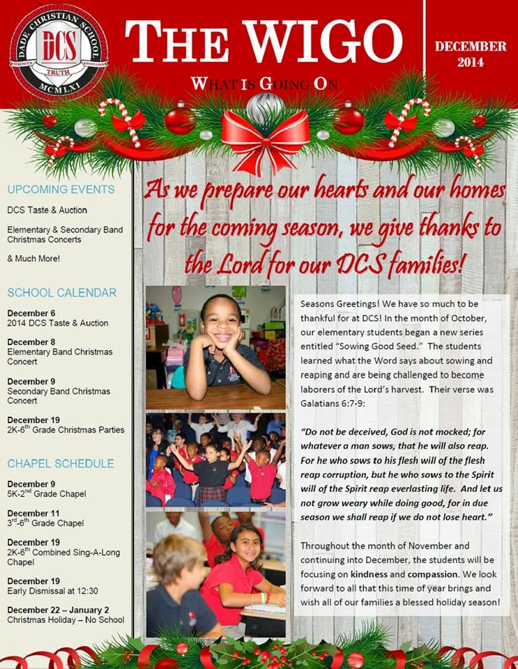 Elementary School Newsletter