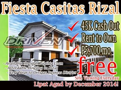 casitas fiesta housing philippines cost low