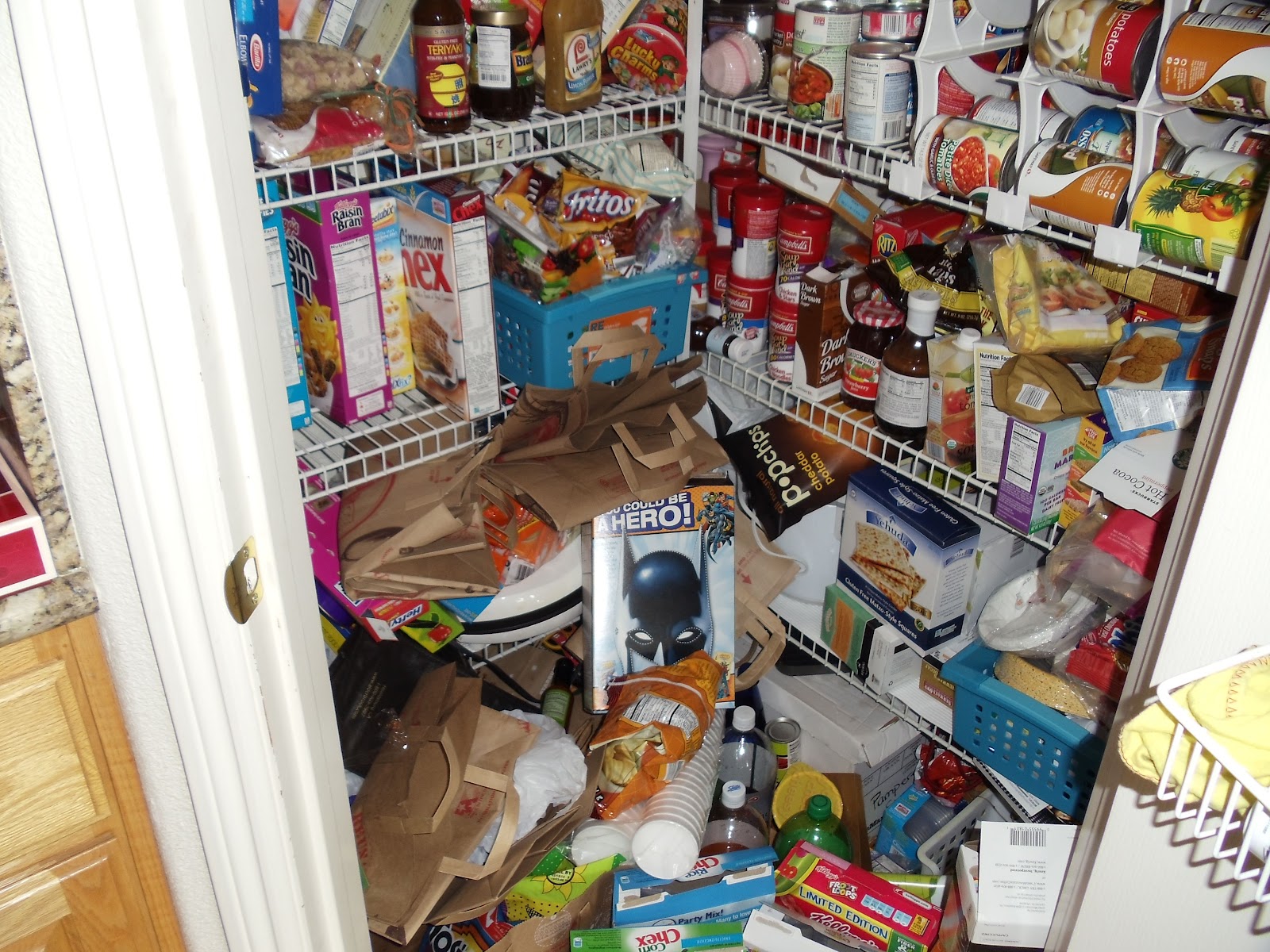 An Organized Kitchen Pantry