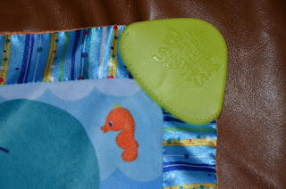 baby blanket Bright Starts Cuddle & Soothe Blanket.