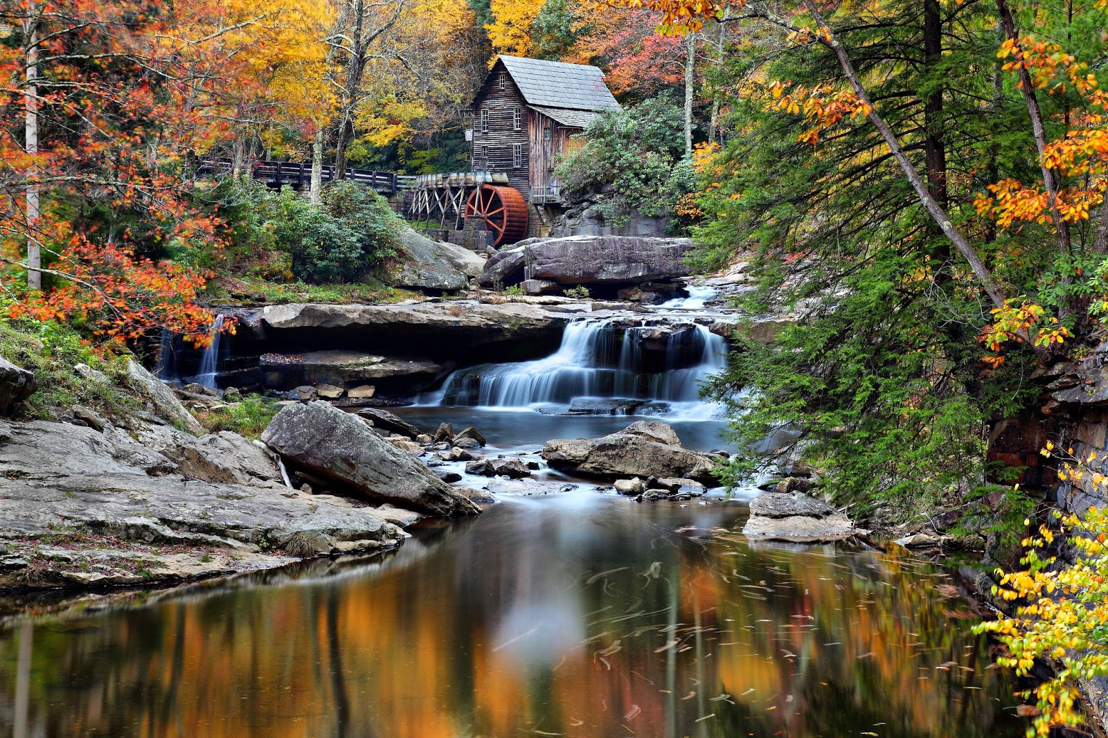 Across The Universe West Virginia Grist Mill Autumn