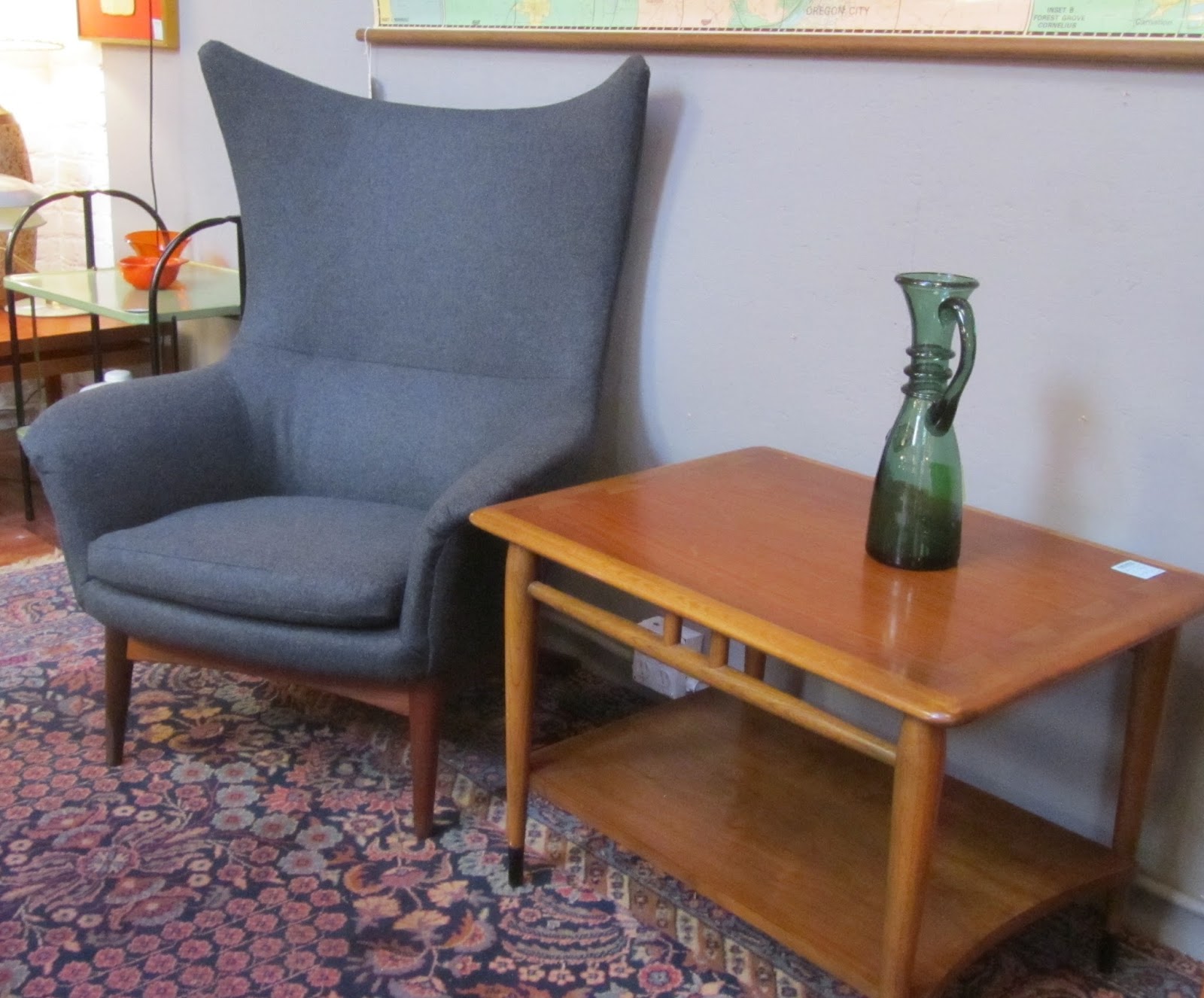 Remnant Reupholstered // Danish Egg Chair