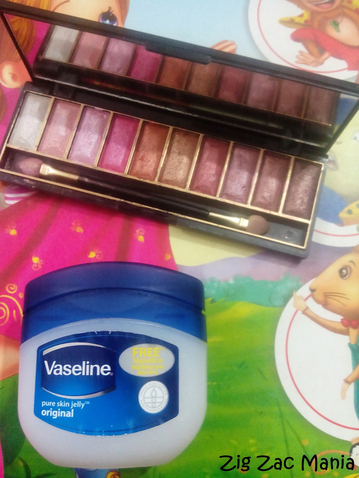 DIY Make Lip Gloss with Vaseline & Eye Shadow At Home Zig Zac Mania