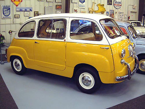 micro carros - microcars - Fiat 600 Multipla