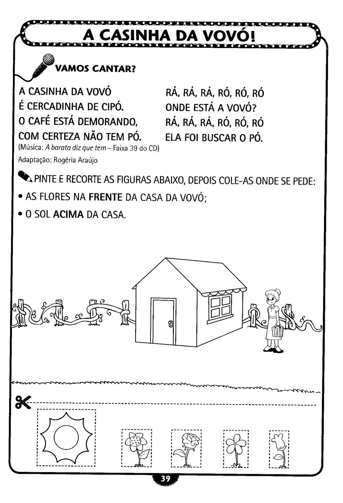 Poema De La Caca Letra Companheiros da Educação: BEM-ME-QUER VOLUME 2 - ATIVIDADES DE