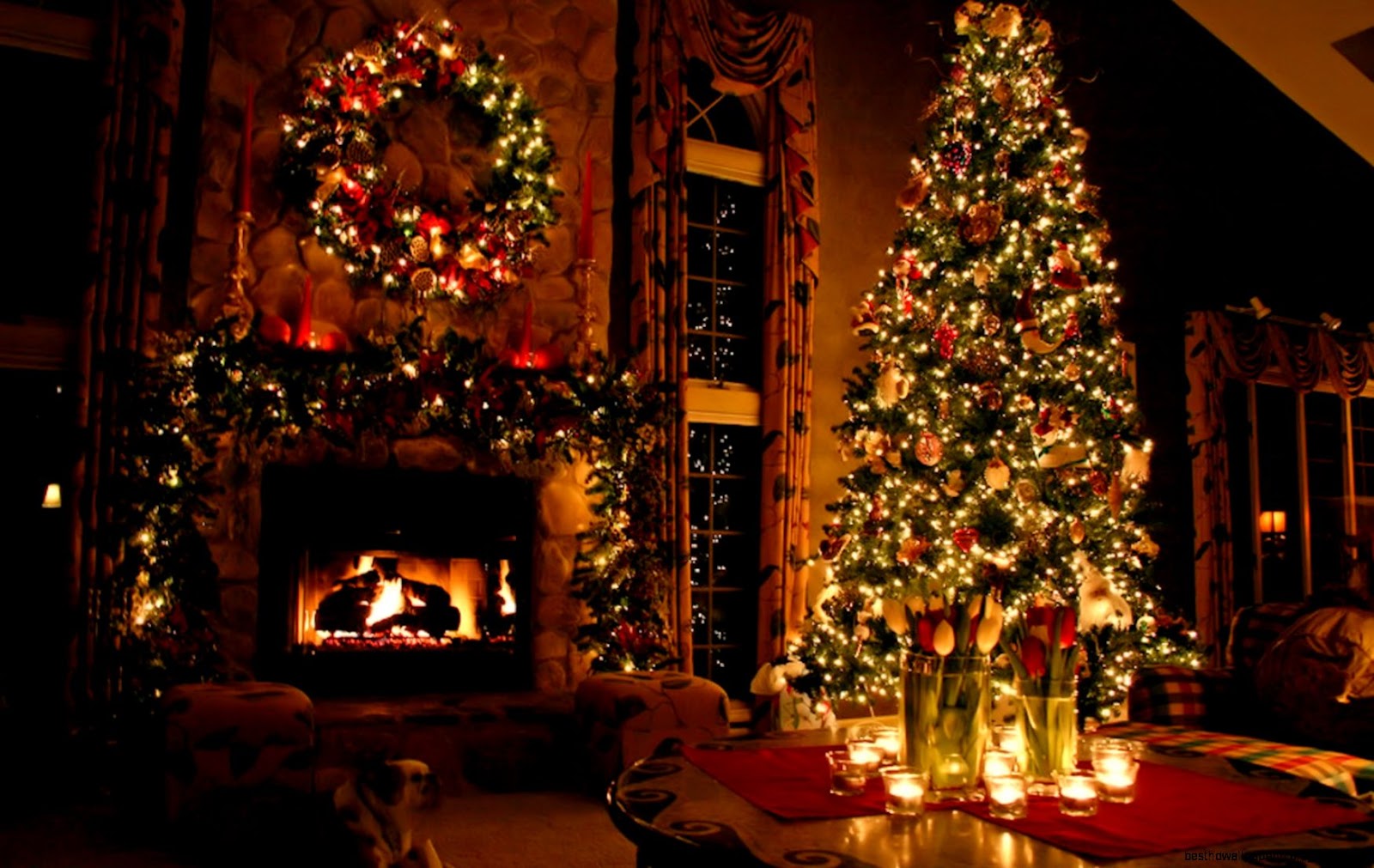 Christmas Tree Fireplace Christmas Tree Fireplace