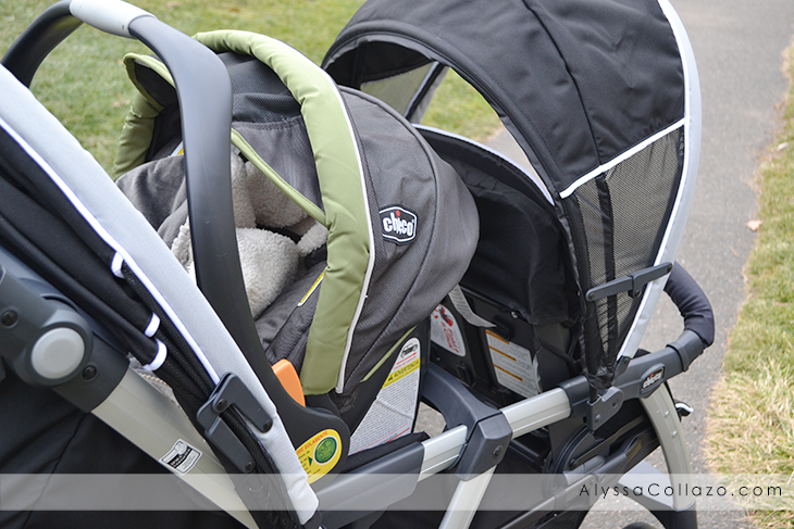chicco double stroller and car seat