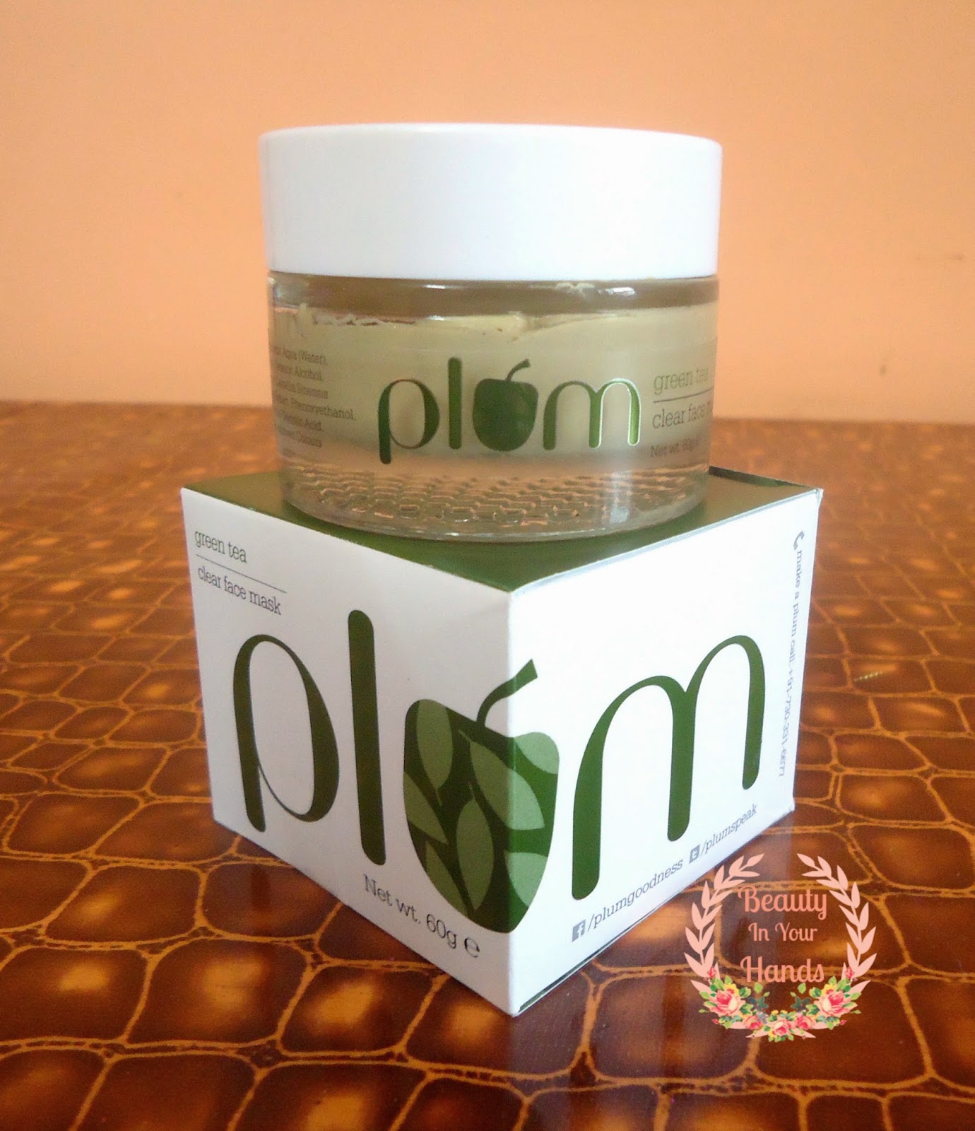 Beauty In Your Hands Plum Green Tea Clear Face Mask Review