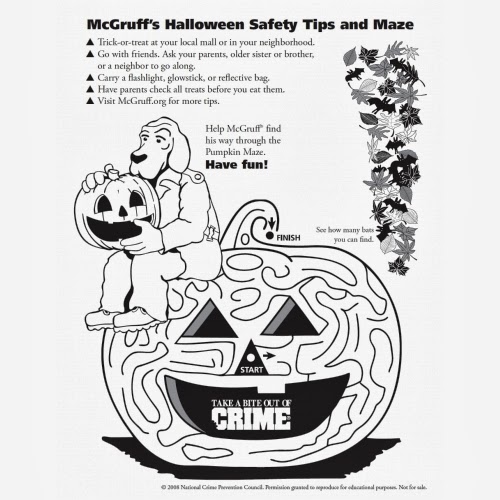 6 Halloween Maze Easy